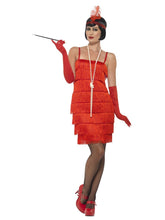 Load image into Gallery viewer, Flapper Shimmy Red Dress
