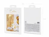 Load image into Gallery viewer, Matte Gold Shimmer Curtain Backdrop
