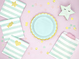 Load image into Gallery viewer, Pastel Mint  Dessert Plate - 6ct
