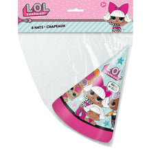 Load image into Gallery viewer, LOL Surprise Party Hats, 8ct
