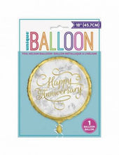 Load image into Gallery viewer, Happy Anniversary Foil Balloon 18"
