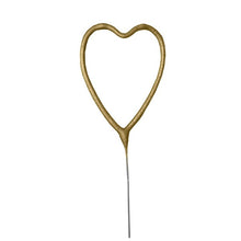 Load image into Gallery viewer, Heart Shaped Sparkler, Gold
