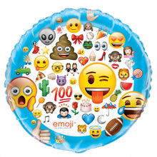 Load image into Gallery viewer, Emoji Giant Round Foil Balloon 34&quot;, Packaged
