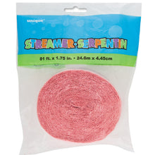 Load image into Gallery viewer, Pastel Lovely Pink Crepe Streamer, 81 ft
