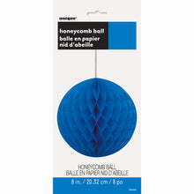 Load image into Gallery viewer, Royal Blue 8&quot; Honeycomb Ball

