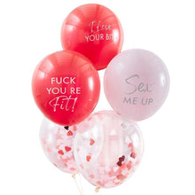 Load image into Gallery viewer, Flirty Valentines Balloon Kit (5 x 12&quot; Latex)
