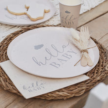 Load image into Gallery viewer, Ginger Ray -  Hello Baby Neutral Baby Shower Plates
