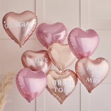 Load image into Gallery viewer, Customisable Heart Balloons With Stickers
