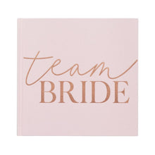 Load image into Gallery viewer, Pink Blush Velvet Team Bride Hen Party Guest Book
