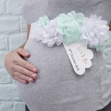 Load image into Gallery viewer, HELLO WORLD BABY SHOWER BUMP MUM TO BE SASH
