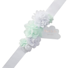 Load image into Gallery viewer, HELLO WORLD BABY SHOWER BUMP MUM TO BE SASH
