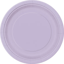 Load image into Gallery viewer, Lavender Solid FSC Round 9&quot; Dinner Plates, 16ct
