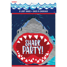 Load image into Gallery viewer, Shark Party Loot Bags, 8ct

