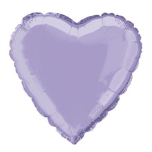 Load image into Gallery viewer, Solid Heart Foil Balloon 18&quot; - Lavender
