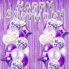 Load image into Gallery viewer, Solid Star Foil Balloon 20&quot; - Deep Purple
