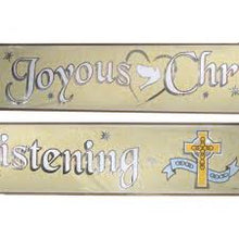 Load image into Gallery viewer, Joyous Christening Foil Banner
