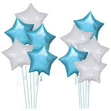 Load image into Gallery viewer, Solid Star Foil Balloon 20&quot;, Packaged - White

