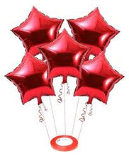 Load image into Gallery viewer, Red Solid Star Foil Balloon 20&quot;
