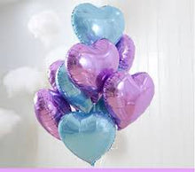 Load image into Gallery viewer, Solid Heart Foil Balloon 18&quot; - Baby Blue
