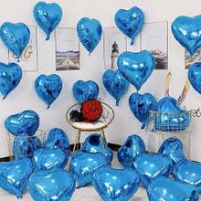 Load image into Gallery viewer, Solid Heart Foil Balloon 18&quot; - Royal Blue
