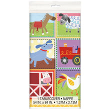 Load image into Gallery viewer, Farm Party Rectangular Plastic Table Cover, 54&quot;x84&quot;
