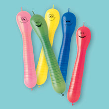 Load image into Gallery viewer, Squiggly Worm Balloons, 12ct
