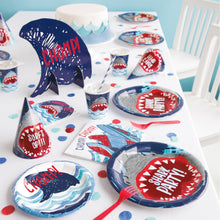 Load image into Gallery viewer, Shark Party Round 9&quot; Dinner Plates, 8ct
