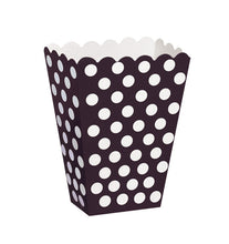 Load image into Gallery viewer, Midnight Black Dots Treat Boxes, 8ct
