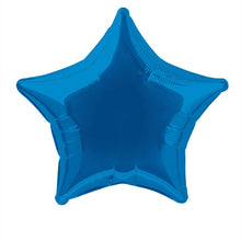Load image into Gallery viewer, Solid Star Foil Balloon 20&quot;, Packaged - Royal Blue
