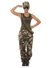 Load image into Gallery viewer, Khaki Camo Costume, Female
