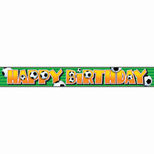 Load image into Gallery viewer, Foil 3D Soccer Banner, 12 ft
