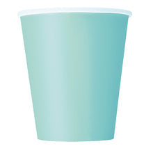 Load image into Gallery viewer, Mint Solid 9oz FSC Paper Cups, 14ct
