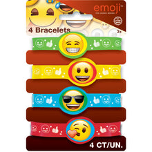 Load image into Gallery viewer, Emoji Stretchy Bracelets, 4ct
