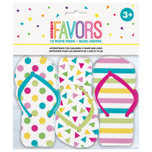 Load image into Gallery viewer, Flip Flop Note Pads, 12ct
