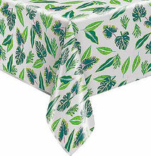 Load image into Gallery viewer, Tropical Leaves Foil Table Cover, 54&quot; x 84&#39;&#39;
