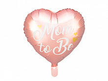 Load image into Gallery viewer, Mom to Be Heart Foil Balloon Rose Gold
