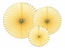 Load image into Gallery viewer, Decorative Rosettes Yummy Light Yellow  3ct
