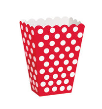 Load image into Gallery viewer, Ruby Red Dots Treat Boxes, 8ct
