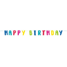Load image into Gallery viewer, Llama Happy Birthday Letter Banner - 6 ft
