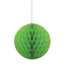 Load image into Gallery viewer, Lime Green 8&quot; Honeycomb Ball
