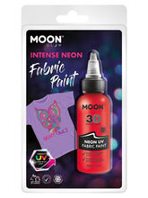 Load image into Gallery viewer, Moon Glow - Neon UV Intense Fabric Paint - Red
