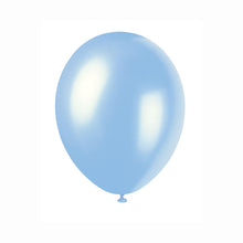 Load image into Gallery viewer, Pack of 12" Pearlized Latex Balloons, 50ct - Sky Blue
