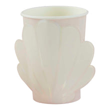Load image into Gallery viewer, Iridescent And Pink Mermaid Shell Paper Cups
