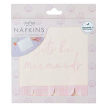 Load image into Gallery viewer, Ginger Ray - Iridescent And Pink Mermaid Paper Napkins
