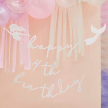 Load image into Gallery viewer, Ginger Ray - Customisable Pink And Iridescent Happy Birthday Bunting
