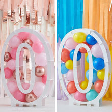Load image into Gallery viewer, Balloon Mosaic Number Stand, Age 0
