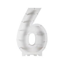 Load image into Gallery viewer, Balloon Mosaic Number Stand, Age 6
