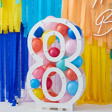Load image into Gallery viewer, Balloon Mosaic Number Stand, Age 8
