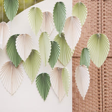Load image into Gallery viewer, Ginger Ray -Sage And Cream Palm Spear Backdrop
