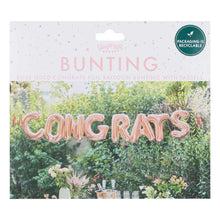 Load image into Gallery viewer, Ginger Ray - Congrats Rose Gold Congratulations Balloon Bunting

